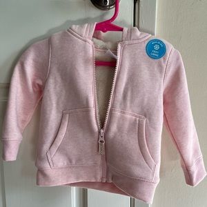 New With Tags Carter’s Pink Sherpa Hoodie